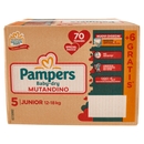 Pampers Baby-dry Mutandino Junior 70 + 6 pz